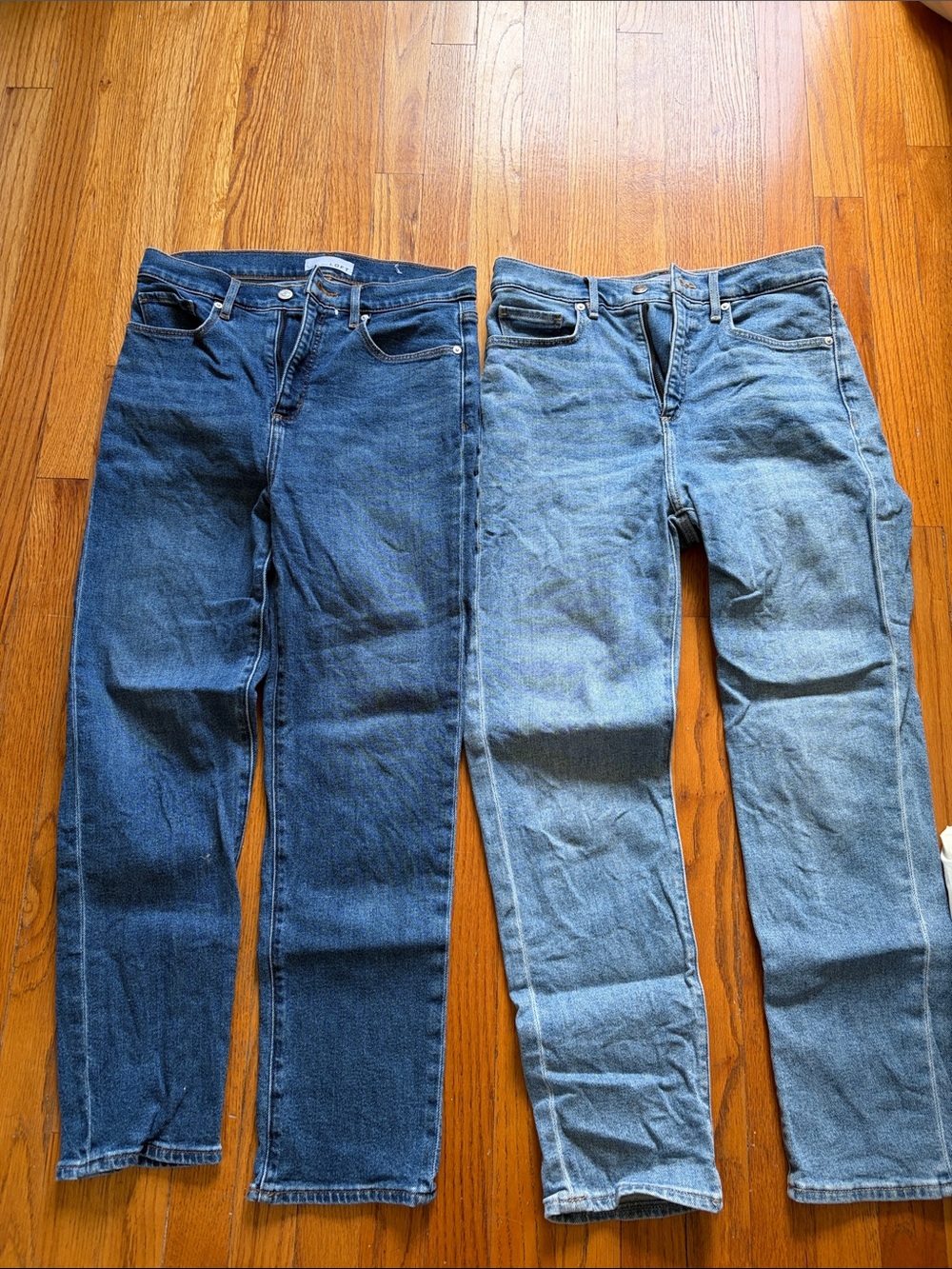 Loft Jean Bundle Classic Blue Straight-Leg Women's Jeans